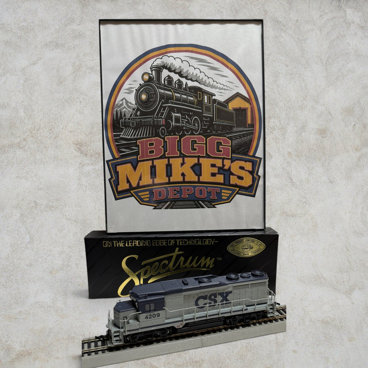 #1240 Bachmann Spectrum HO Scale GP30 Diesel Locomotive – CSX #4209