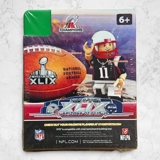 #1443 OYO Julian Edelman #11 Patriots Super Bowl XLIX Figure NIB Sealed