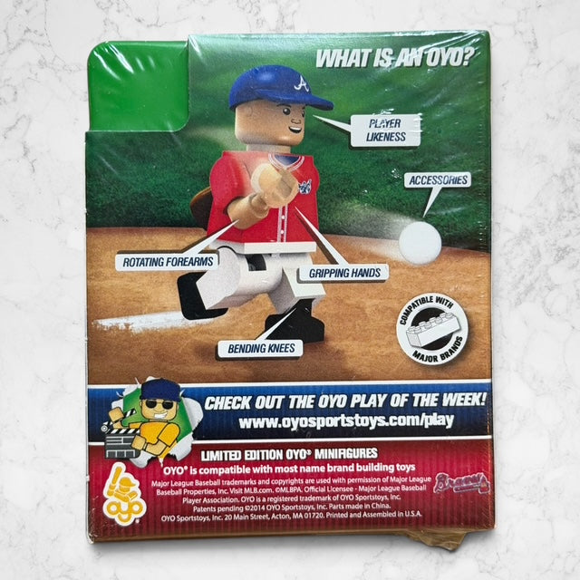 #1444 OYO Kris Medlen #54 Atlanta Braves MLB G3LE Series 2 Figure NIB