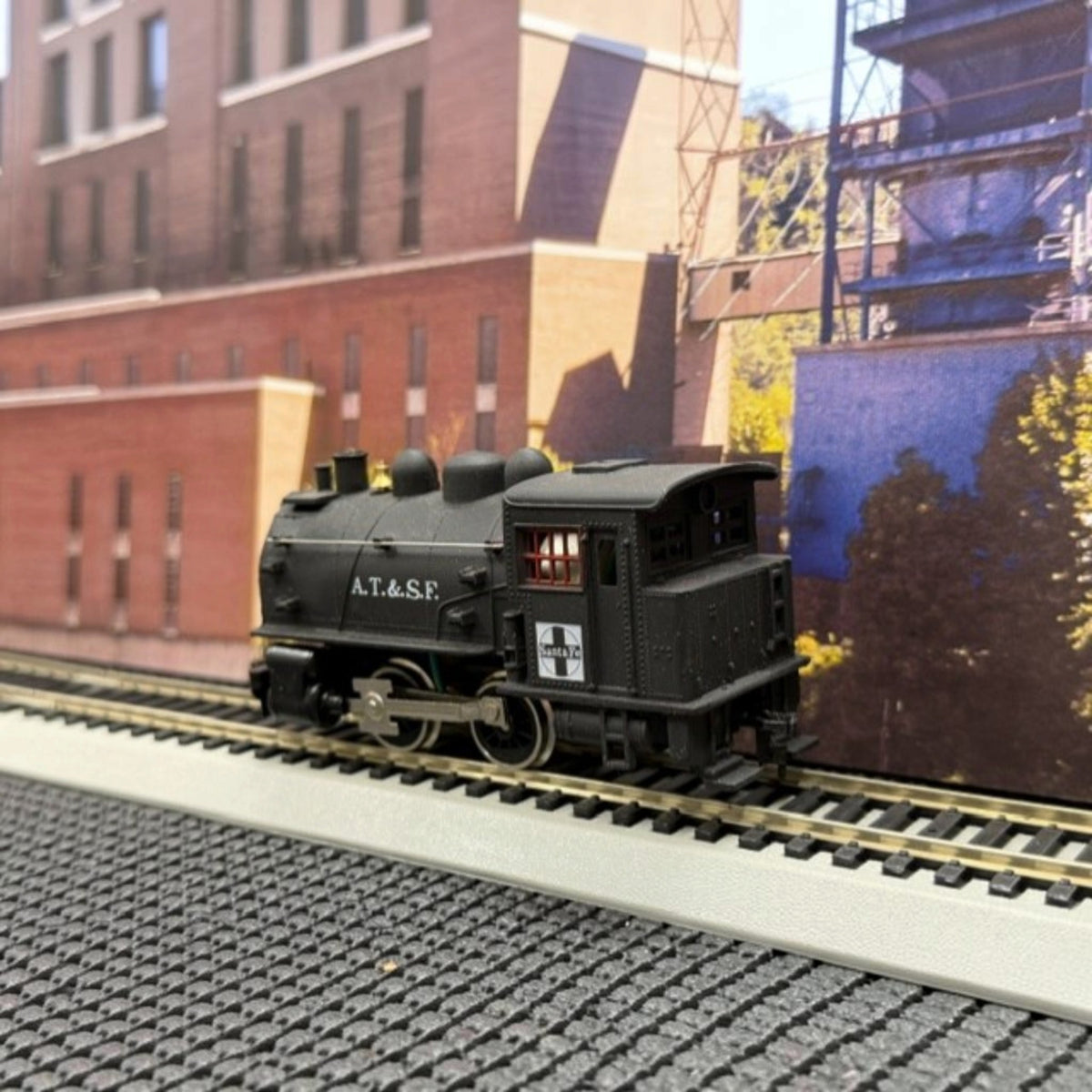 #1622 Life-Like HO Scale Santa Fe Dockside 0-4-0T Steam Locomotive