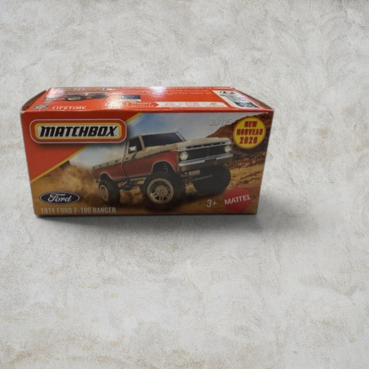#1171 Matchbox 1974 Ford F-100 Ranger 4x4 Die-Cast Pickup #69/125 – New for 2020 – Factory Sealed