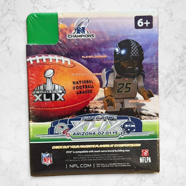 #1445 OYO Richard Sherman #25 Seahawks Super Bowl XLIX Figure NIB Sealed