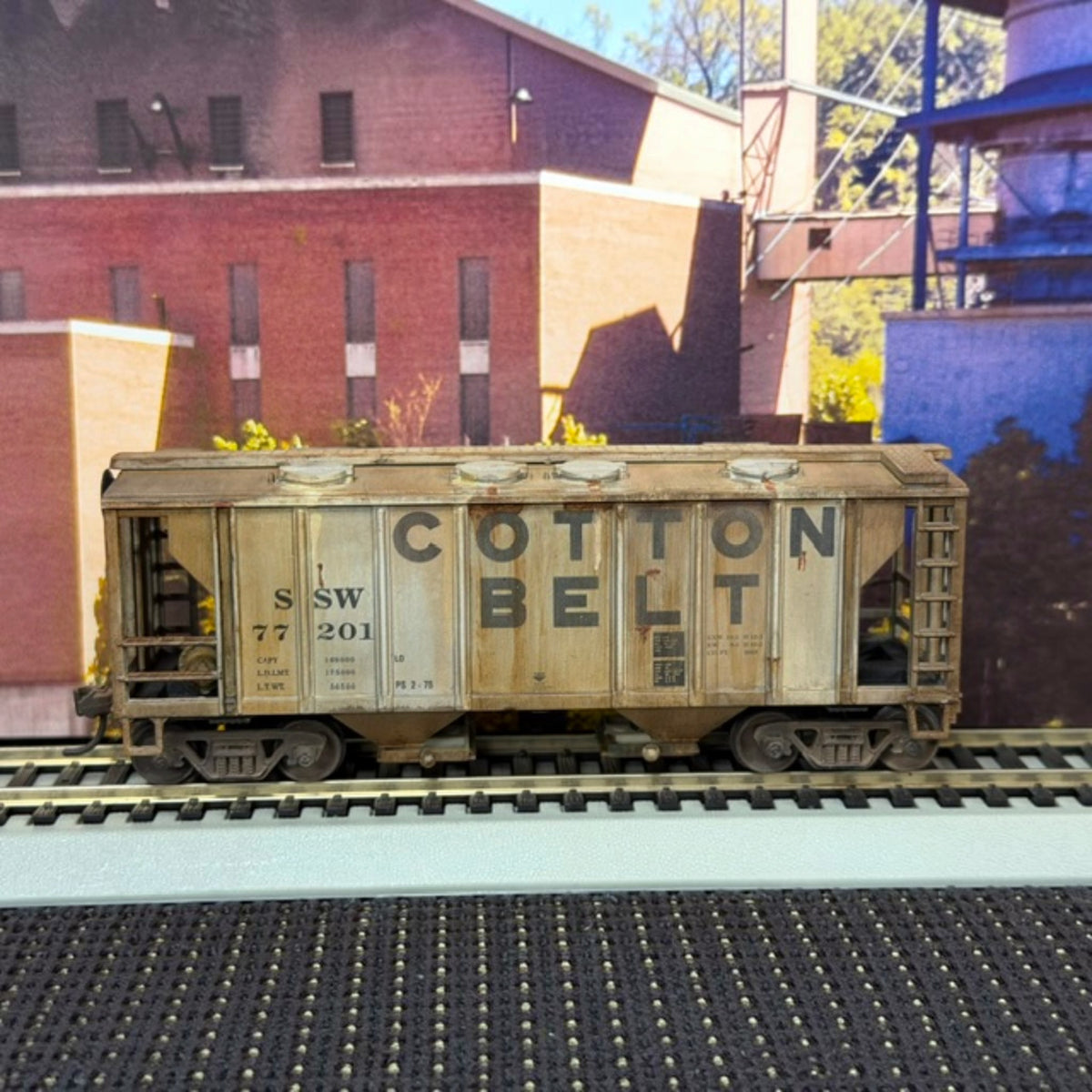 SSW #77201 Cotton Belt HO Scale Covered Hopper