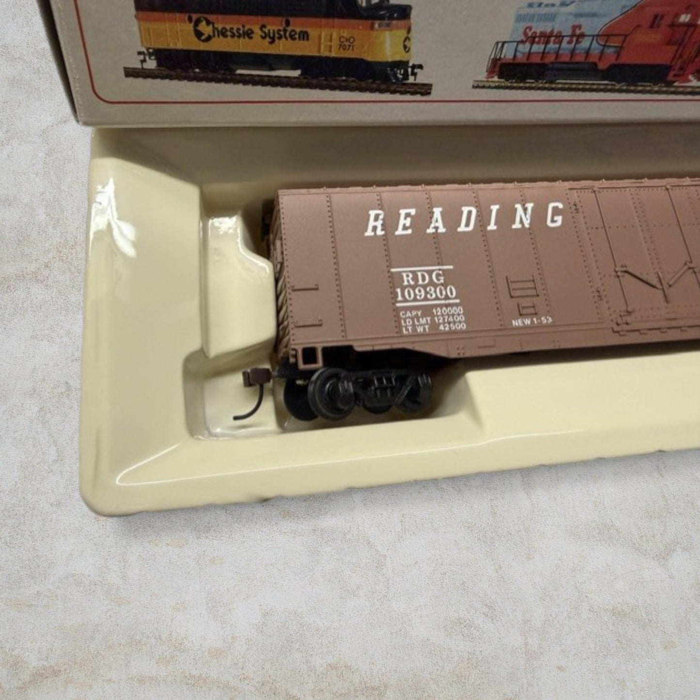 #1216 Bachmann HO Scale Reading Lines 51' Box Car – RDG #109300 – Item #76036 – Ready-to-Run with Original Box