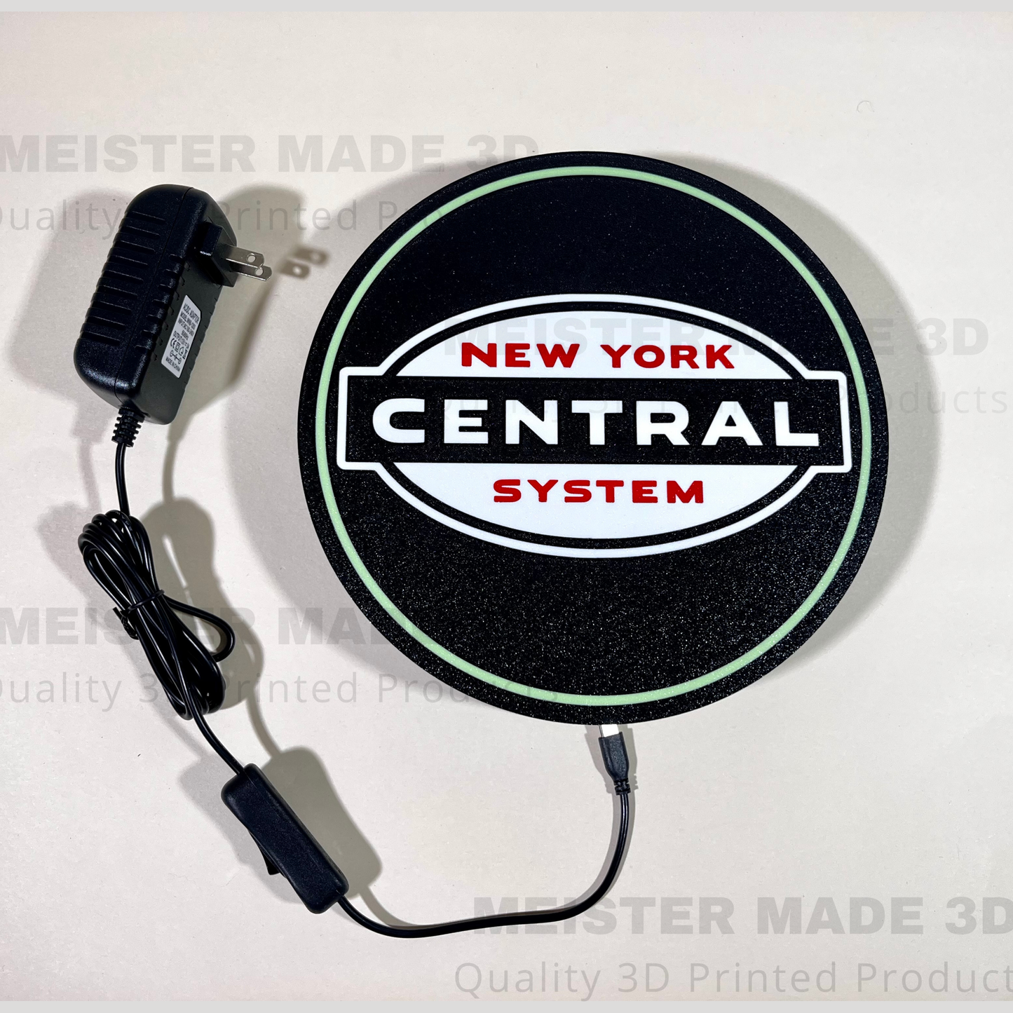 Custom LED Lighted Railroad Signs – MeisterMade3D