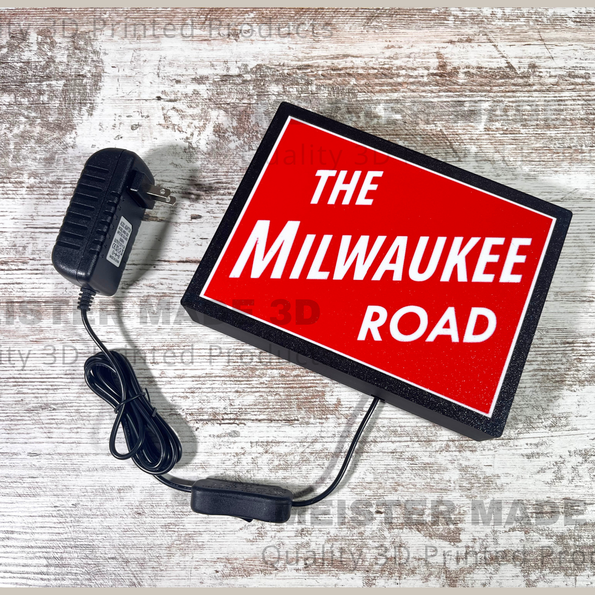 Custom LED Lighted Railroad Signs – MeisterMade3D