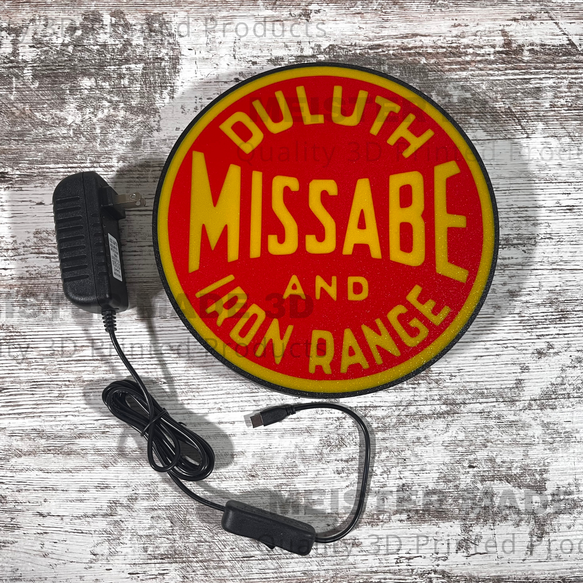 Custom LED Lighted Railroad Signs – MeisterMade3D