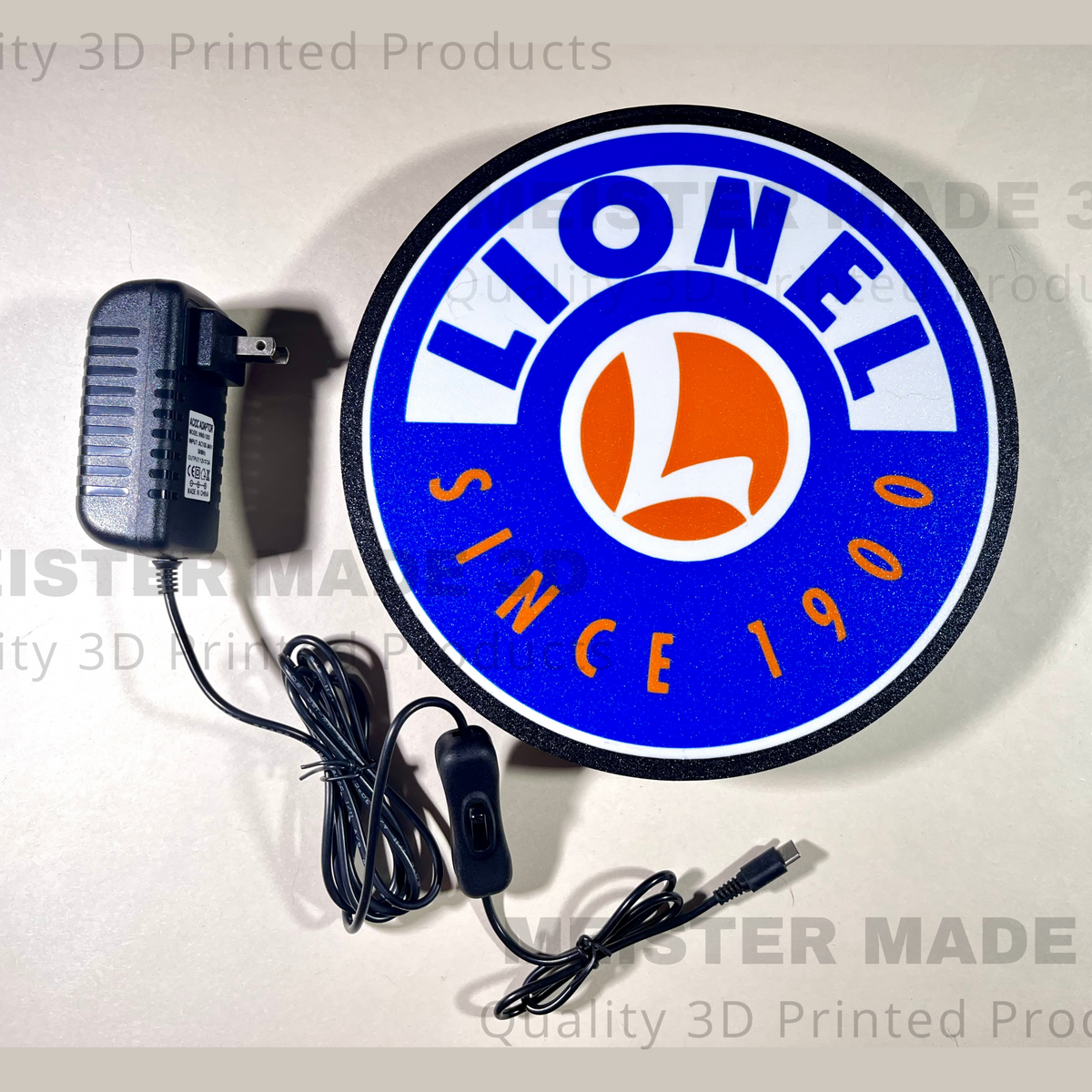 Custom LED Lighted Railroad Signs – MeisterMade3D