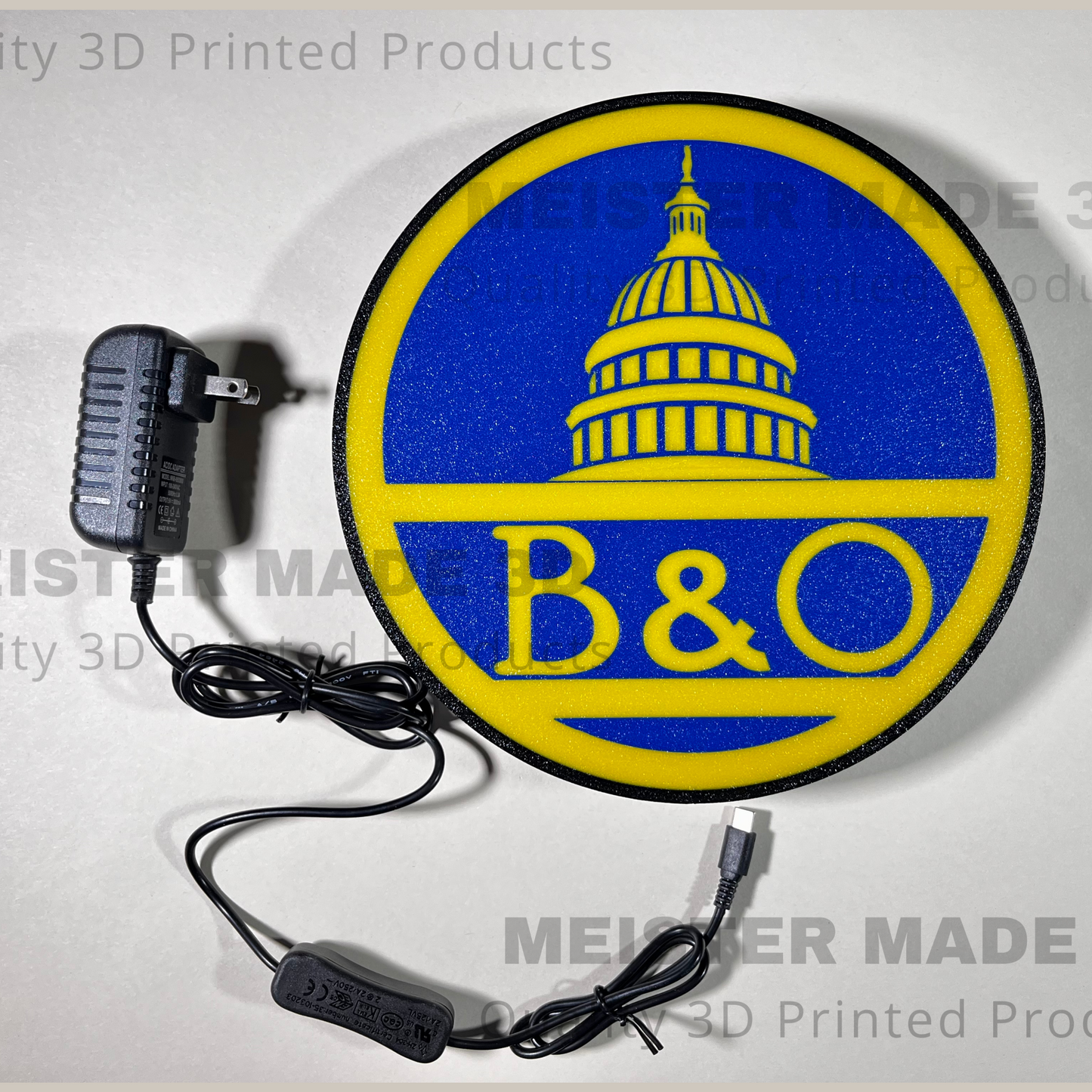 Custom LED Lighted Railroad Signs – MeisterMade3D