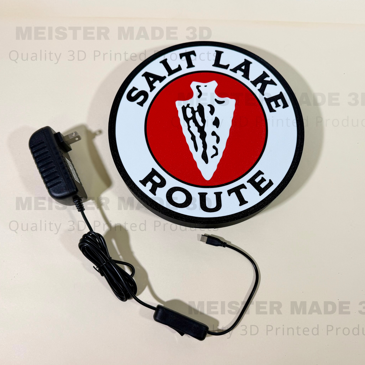 Custom LED Lighted Railroad Signs – MeisterMade3D