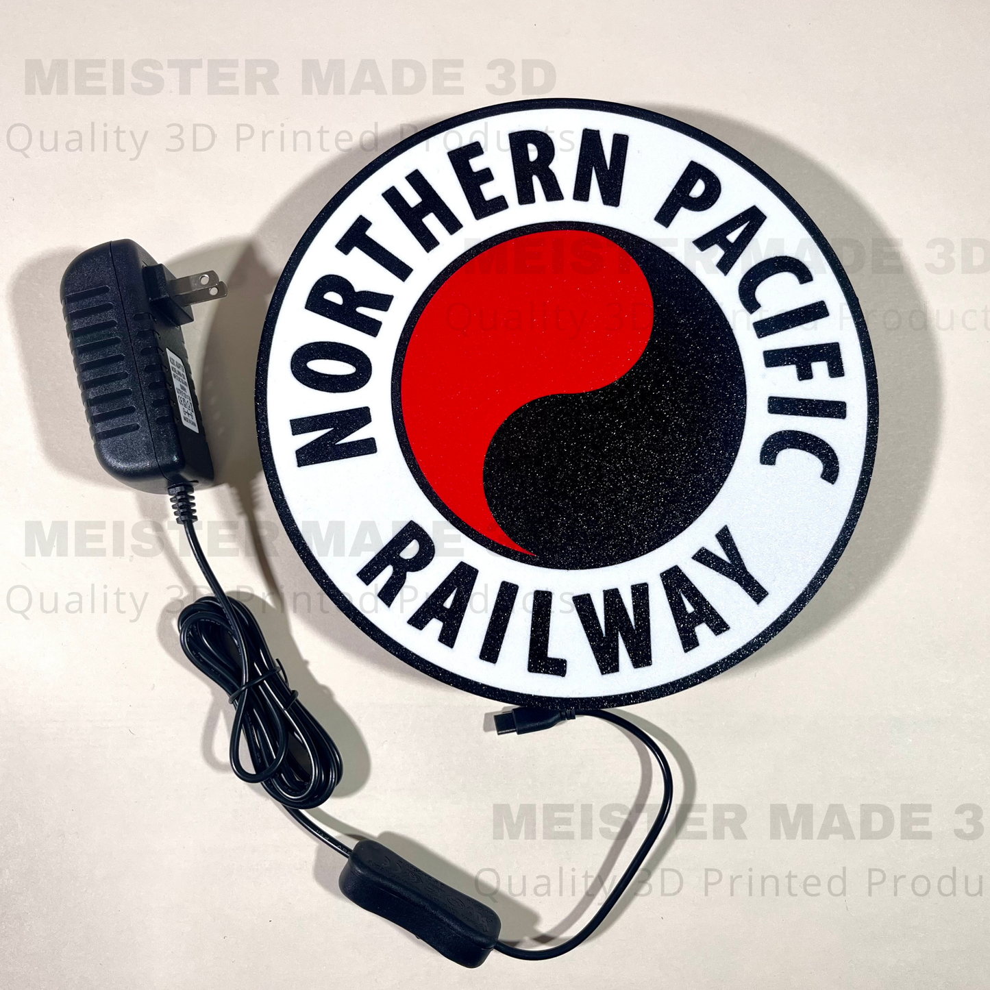 Custom LED Lighted Railroad Signs – MeisterMade3D