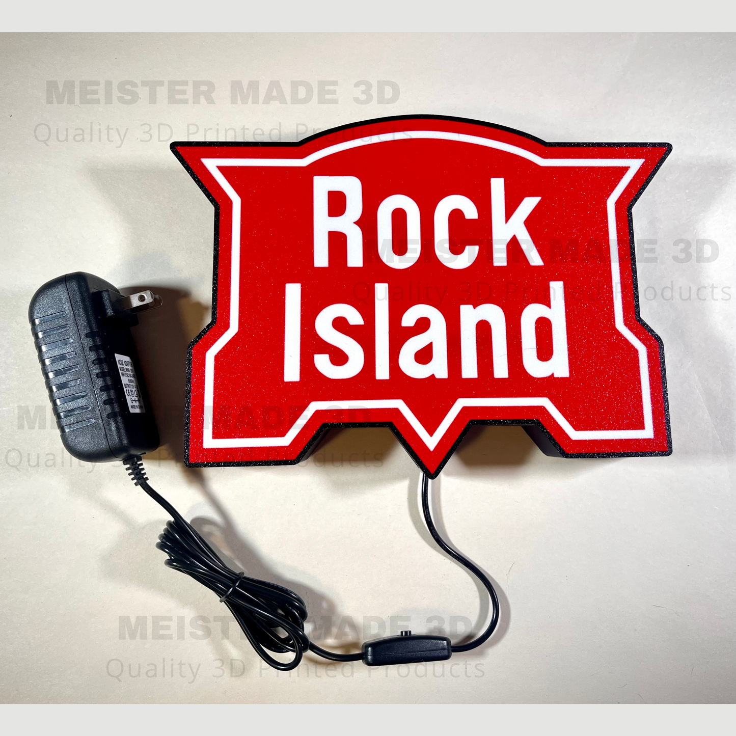 Custom LED Lighted Railroad Signs – MeisterMade3D