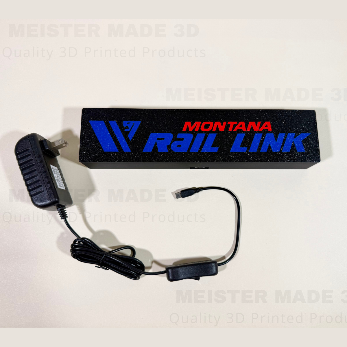 Custom LED Lighted Railroad Signs – MeisterMade3D