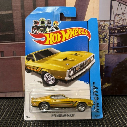 #1566 Hot Wheels 1971 Mustang Mach 1 – HW City – #94/250