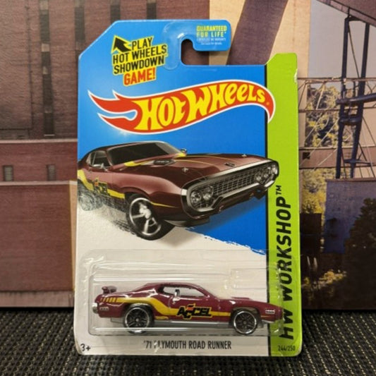 #1567 Hot Wheels '71 Plymouth Road Runner – HW Workshop – #244/250