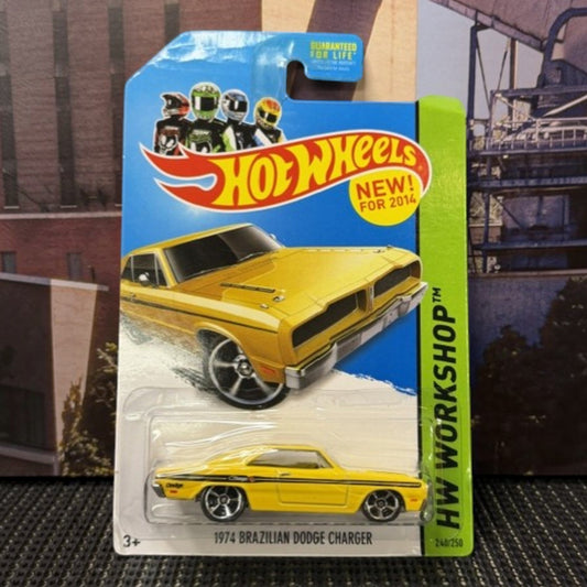 #1568 Hot Wheels 1974 Brazilian Dodge Charger – HW Workshop – 2014