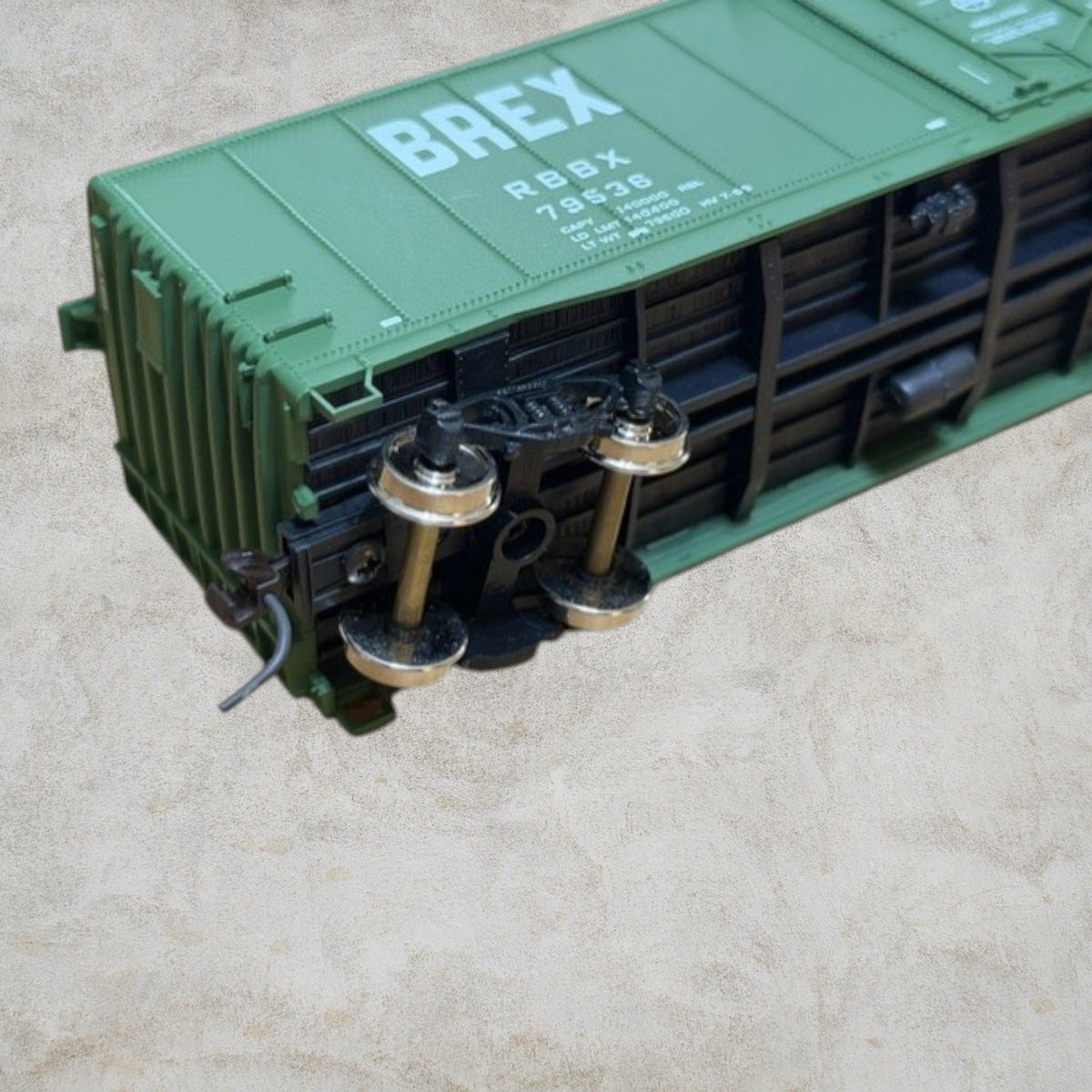 #1458 Accurail Accuready HO 95120 Burlington Route RBBX 79536 50' Plug Door Boxcar