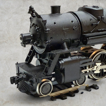 #1225 AHM HO Scale 2-8-2 Mikado Steam Locomotive with Tender – Burlington Route #462