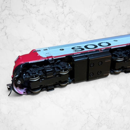 #1451 Athearn HO Scale SOO Line EMD F7A Diesel #2203-A DC Locomotive
