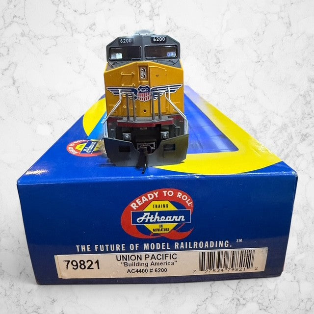 #1356 Athearn HO Scale Union Pacific AC4400CW #6200 "Building America" DCC Quick-Plug Equipped Locomotive – RTR Item #79821