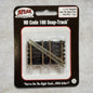 Atlas Item #825 HO Scale Code 100 Snap-Track 1-1/2" Straight Track (4-Pack) – Nickel Silver – New Old Stock