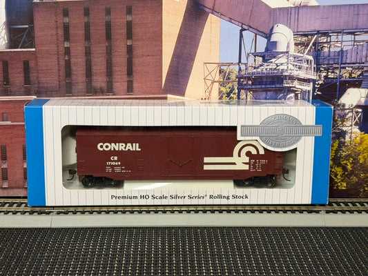 #1535 Bachmann 18006 HO Conrail 50' Plug-Door Boxcar #171069 NOS