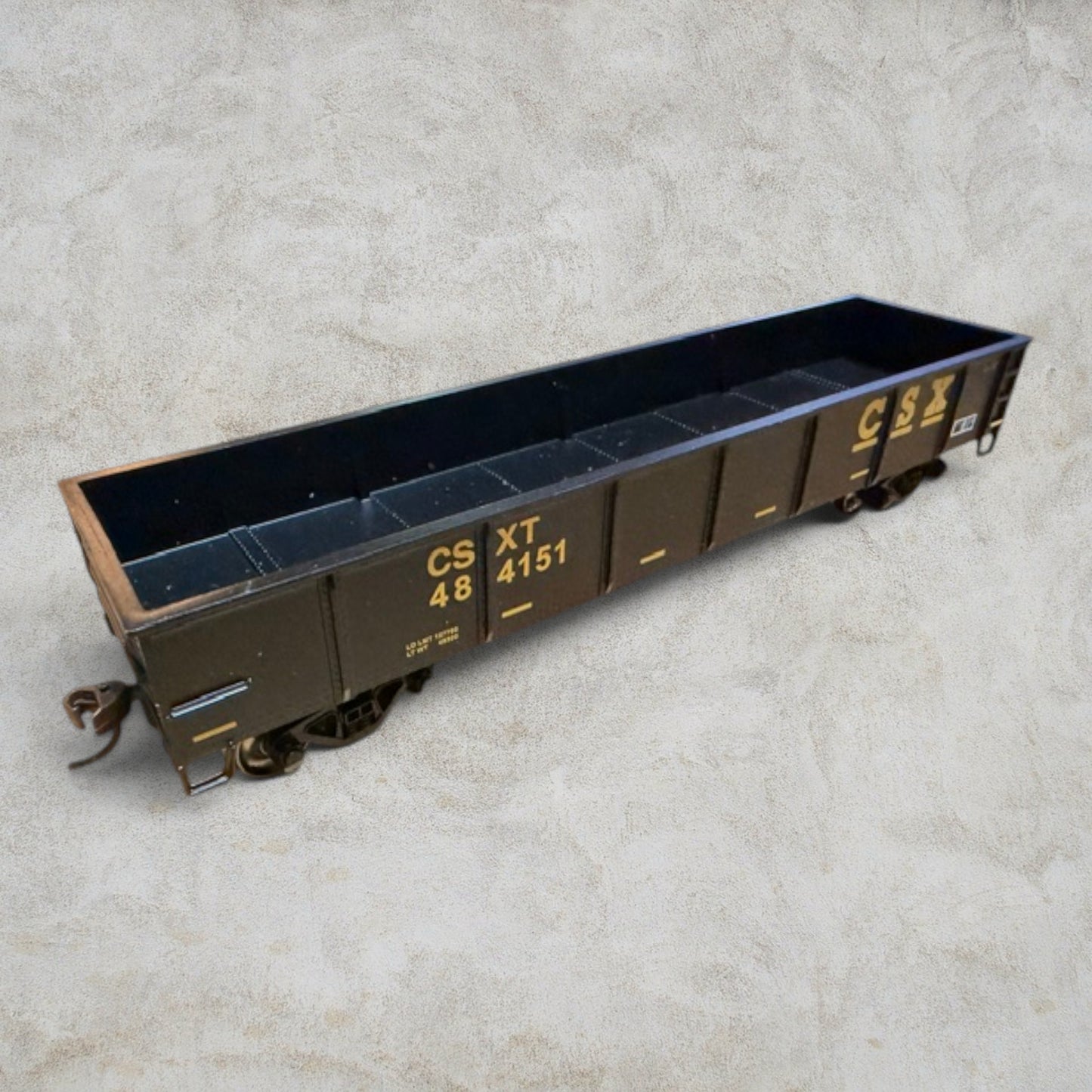 #1342 Bachmann Silver Series HO Scale 40' Gondola – CSX #484151 – Item No. 17224
