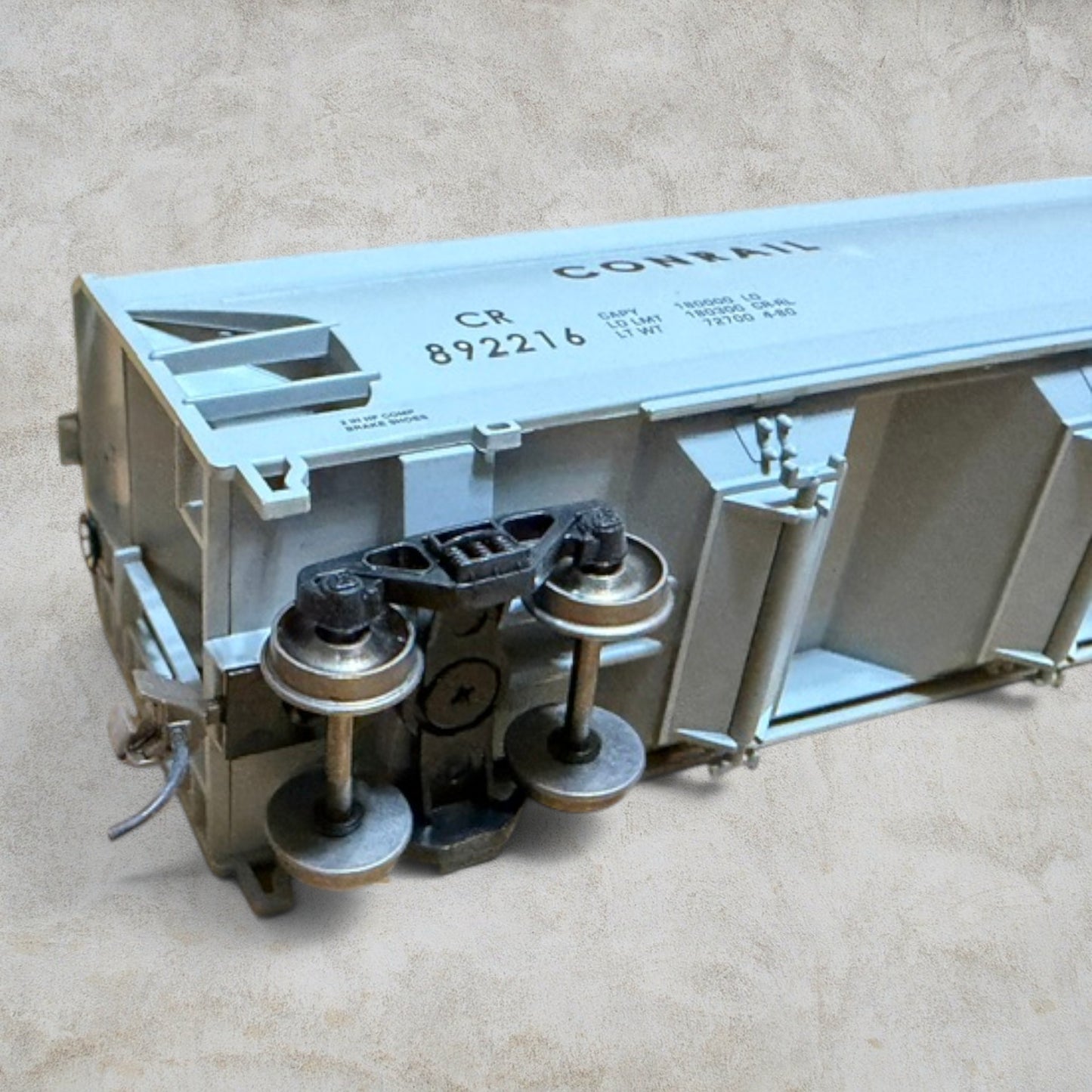 #1364 Bachmann Silver Series HO Scale Conrail 56' ACF Center-Flow Hopper #892216 – Item #17506 – NIB