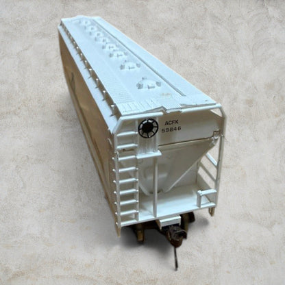 #1365 Bachmann Silver Series HO Scale OMYA 56' ACF Center-Flow Hopper ACFX #59846 – Item #17546 – NIB