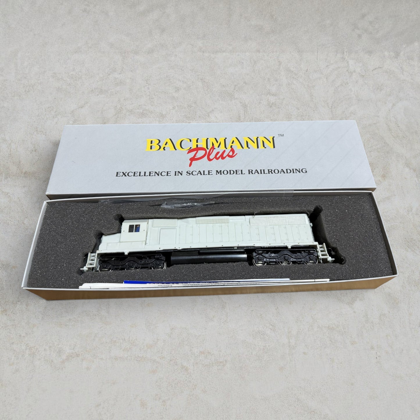 #1303 Bachmann Plus HO Scale EMD SD45 Diesel Locomotive – Undecorated – Item #11601