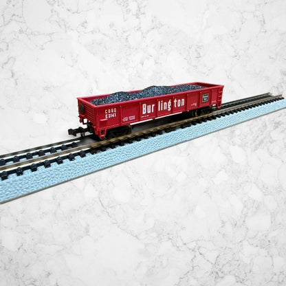 #1334 Bachmann Silver Series Item #73666 N Scale 40' Gondola – Burlington (CB&Q) #E3141 – Ready-to-Run