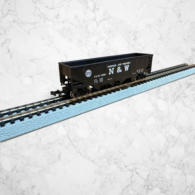 #1336 Bachmann Silver Series Item #73392 N Scale 40' Quad Hopper – Norfolk & Western #12988 – Ready-to-Run