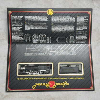 #1432 Bachmann Spectrum HO PRR K4 4-6-2 Pacific Steam Locomotive #1361 w/ Box
