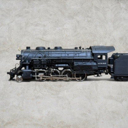#1452 Bachmann HO Santa Fe 2-8-0 Consolidation #705 Smoke Lighted Item 0651