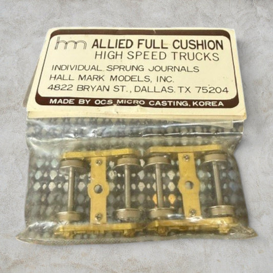Hall Mark Models HO Brass Allied Full Cushion High Speed Trucks