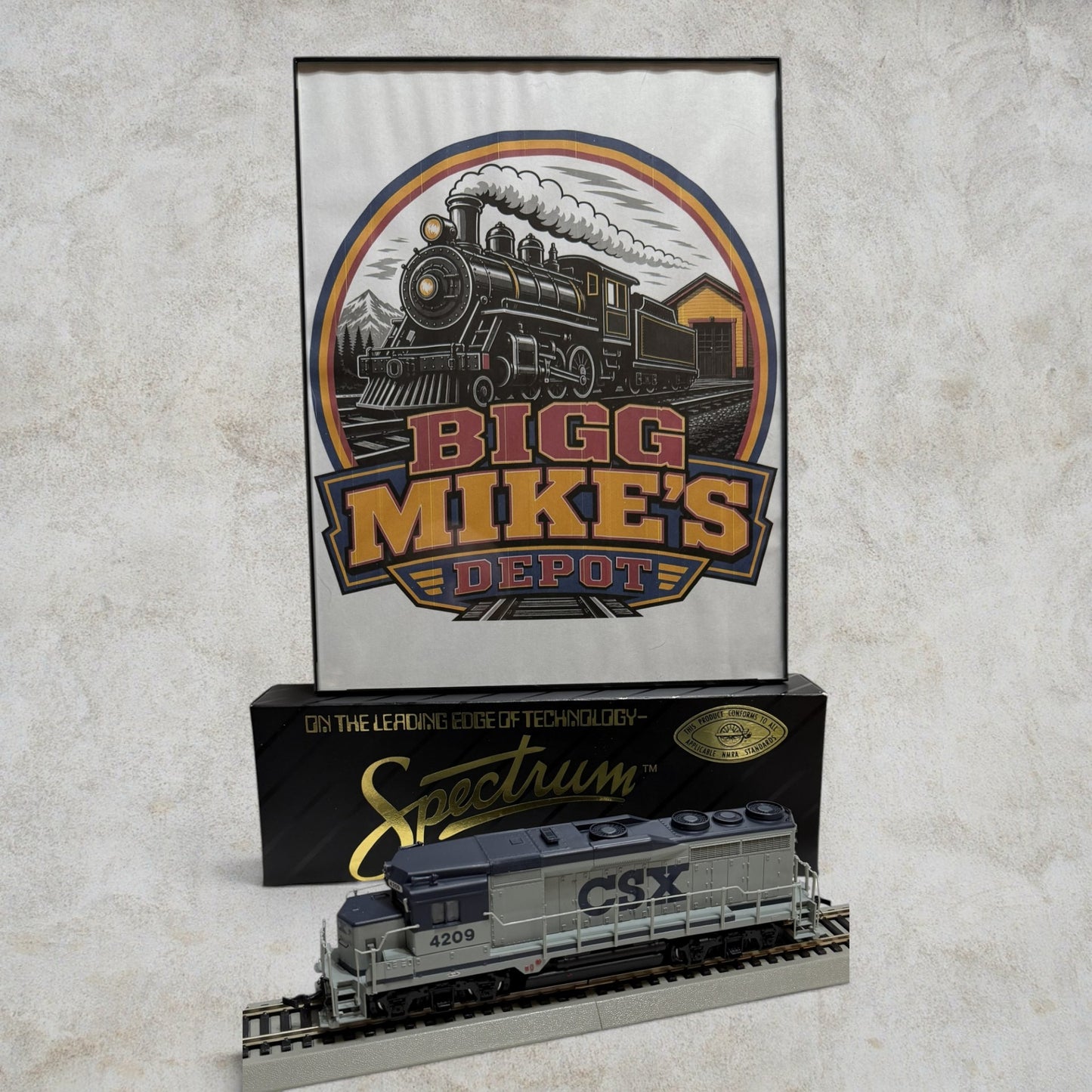 #1240 Bachmann Spectrum HO Scale GP30 Diesel Locomotive – CSX #4209