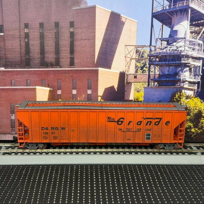 D&RGW #15601 HO Scale Denver & Rio Grande Western Covered Hopper
