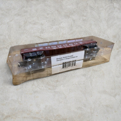 #1294 Menards O Gauge Pennsylvania Railroad (PRR) Gondola Car #9909 – Ready to Run – Original Clamshell