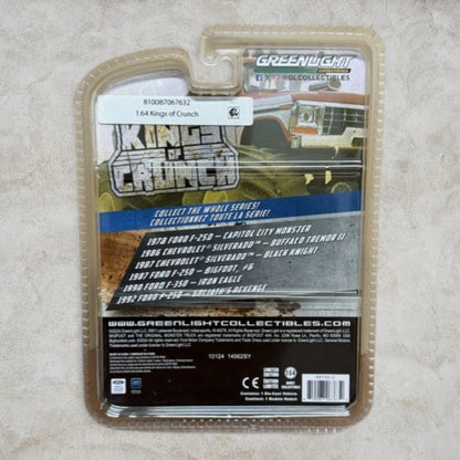 #1433 GreenLight Kings of Crunch 1:64 1987 Chevy Silverado Black Knight 49150-C