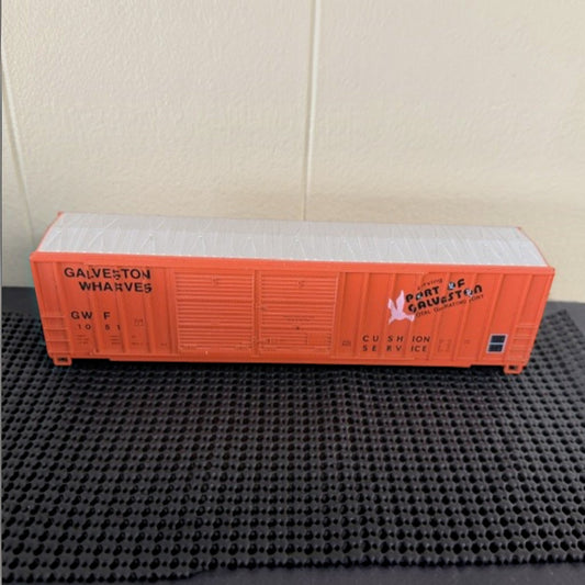 #1463 HO Scale Galveston Wharves GWF 1051 Port of Galveston 50' Boxcar