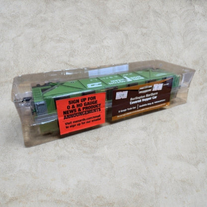 #1299 Menards O Gauge Burlington Northern Covered Hopper Car BN 10769 – Ready to Run – Original Clamshell