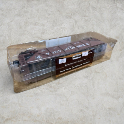 #1293 Menards O Gauge Pennsylvania Railroad Coal Hopper with Coal Load PRR 41583 – Ready to Run – Original Clamshell
