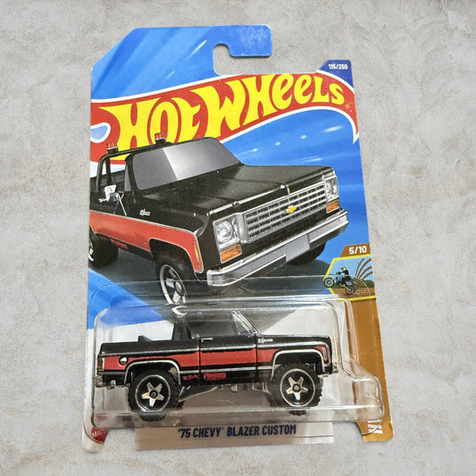 #1261 Hot Wheels '75 Chevy Blazer Custom – 5/10 Baja Blazers Series – Factory Sealed