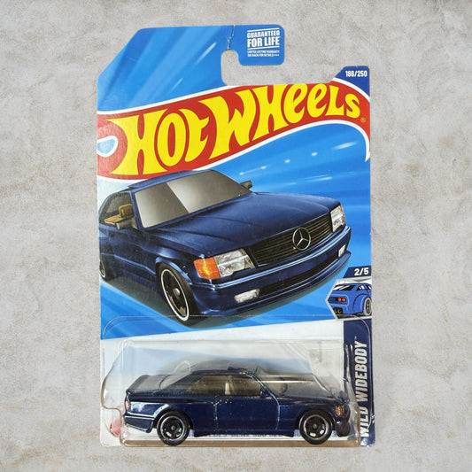 #1317 Hot Wheels Mercedes-Benz 560 SEC AMG Widebody – HW Widebody Series 2/5 – Factory Sealed