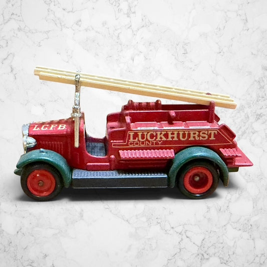 #1378 Lledo Days Gone Luckhurst County Fire Brigade Ladder Truck – Vintage Diecast