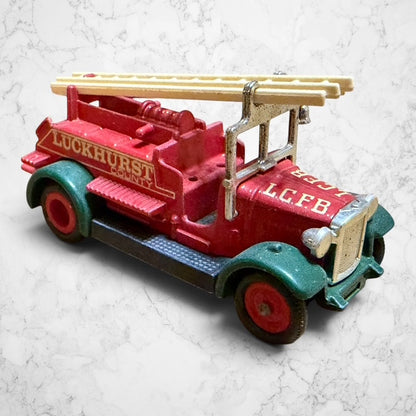 #1378 Lledo Days Gone Luckhurst County Fire Brigade Ladder Truck – Vintage Diecast
