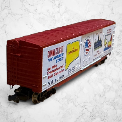 #1376 Kadee N Scale Bicentennial 50' Boxcar – Connecticut “The Nutmeg State” – NH #40509 – No. 38020
