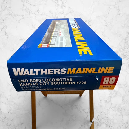 #1387 Walthers Mainline HO EMD SD50 – Kansas City Southern #708 – DCC Ready