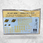 Herald King H-260 Chicago & North Western / M&StL Diesel Decals – HO Scale