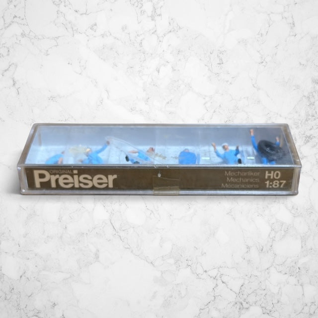 #1382 Preiser HO Scale Mechanics Figure Set – #14130 – 1:87 Scale